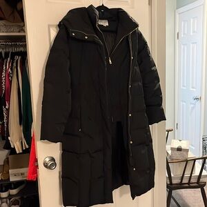 NWOT Cole Haan Long Puffer Trench Large